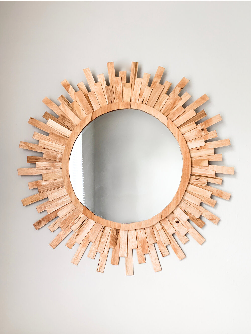 DIY Popsicle Stick Mirrors