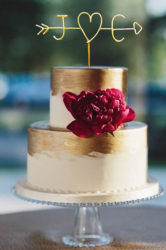 DIY Wire Cake Toppers