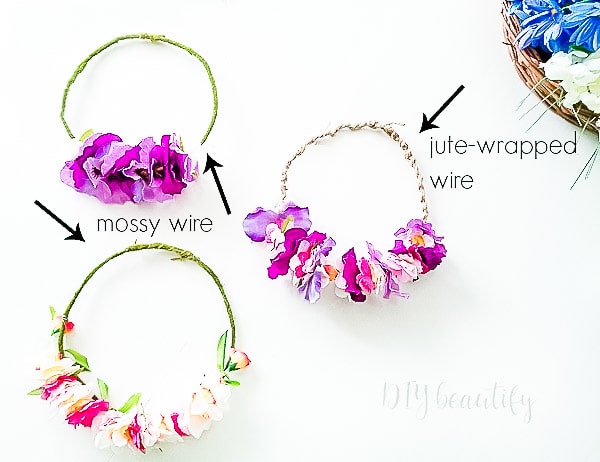 DIY Wire Flower Crown