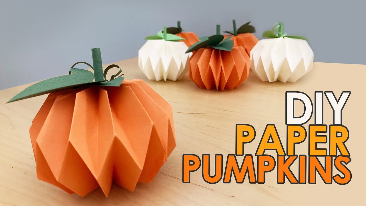 diy Paper Pumpkins