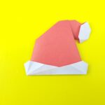 How To Make Origami Santa Claus Hat