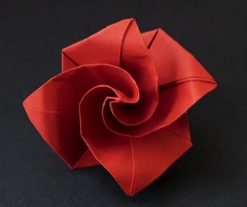 Steps to Create an Origami Rose: Craft Your Own Delicate Paper Flower ...