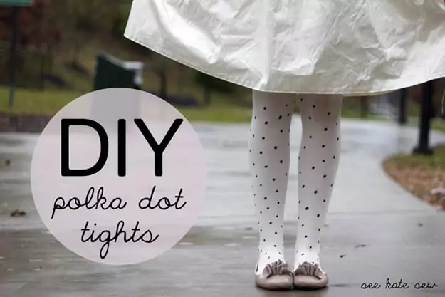 Polka Dot Tights